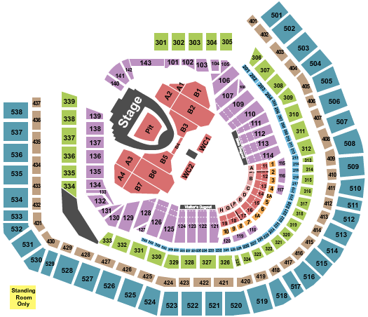 Citi Field BLACKPINK Seating Chart